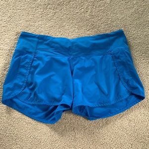 4” LuluLemon Mid-Rise Speed Up Shorts